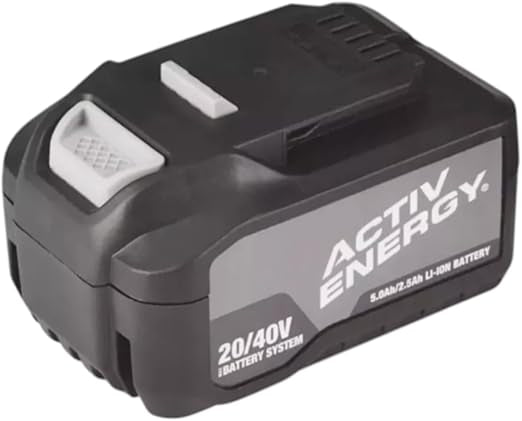 ACTIV ENERGY Batterie Li-Ion, 20/40 V 5,0 Ah / 2,5 Ah, 90 Wh, pour les outils sans fil Ferrex