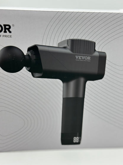 VEVOR Pistolet de massage tissus profonds masseur muscle à percussion 6 têtes
