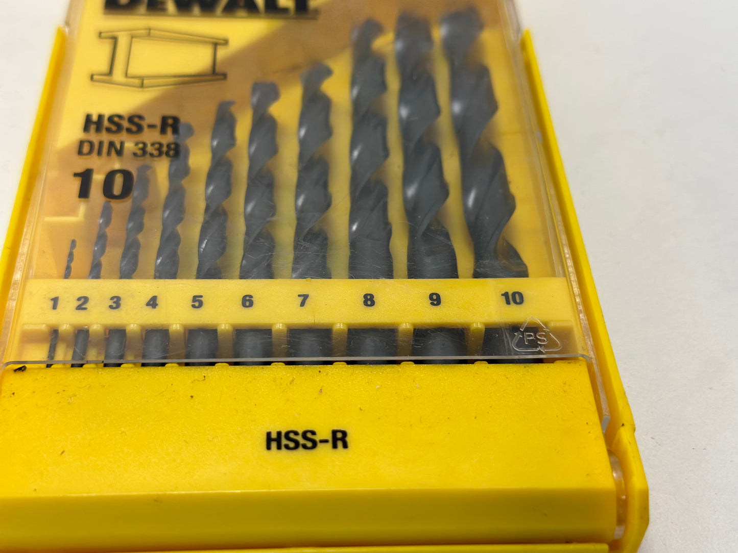 DeWalt - Série 338 HSS-R DIN Jobber Foret à métal (Lot de 10) Taille unique Multicolore