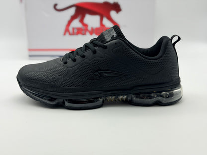 Baskets NOIR Homme motif Uni Lacets AIRNESS