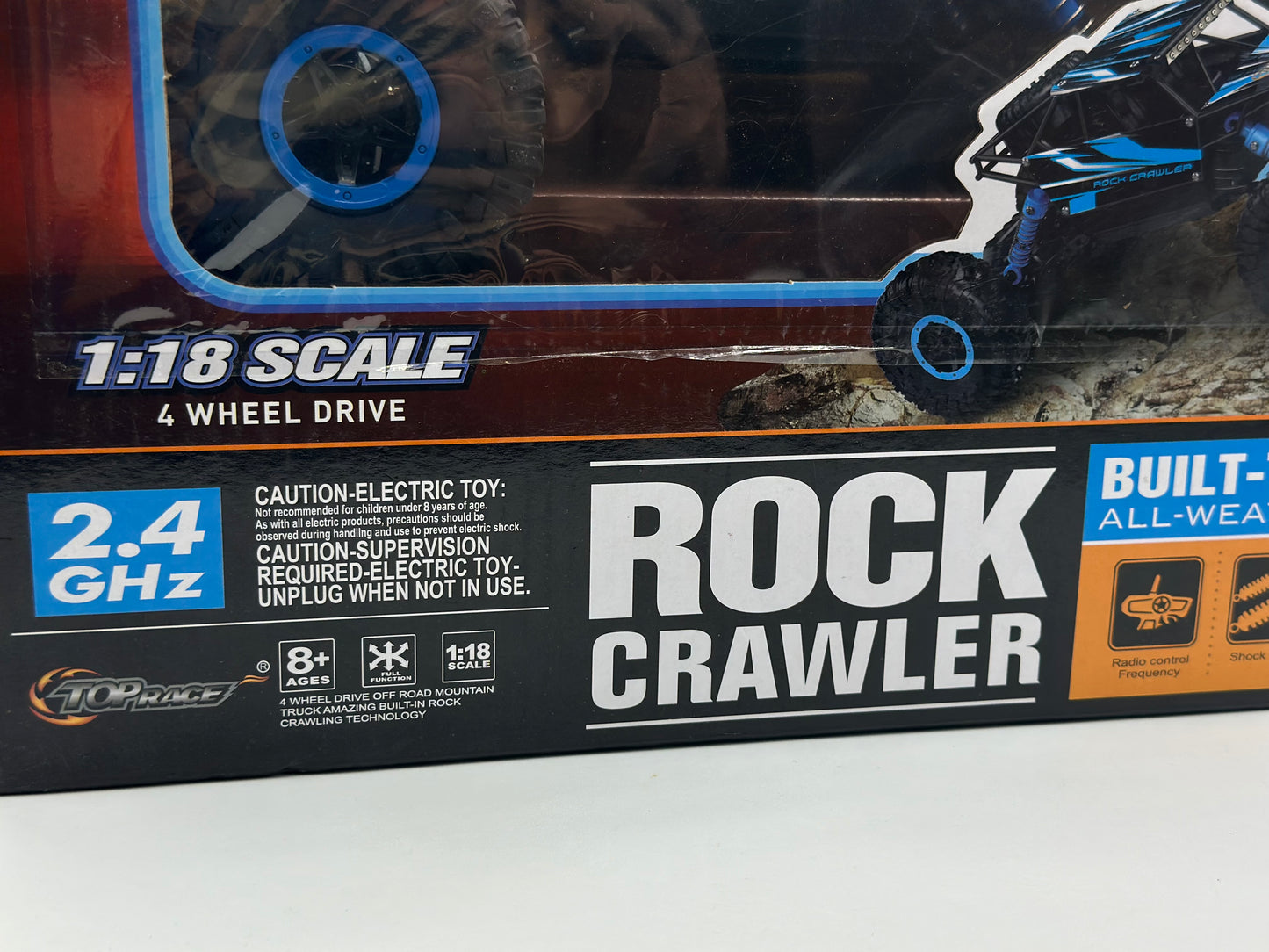 Voitures 1:18 RC Véhicule de roche hors route Camion de grimpeur 4WD Voitures de course à grande vitesse 2.4Ghz Télécommande radio électrique rapide Buggy Hobby Car Escalade pour Enfants Jouet pour Adultes Et Enfan