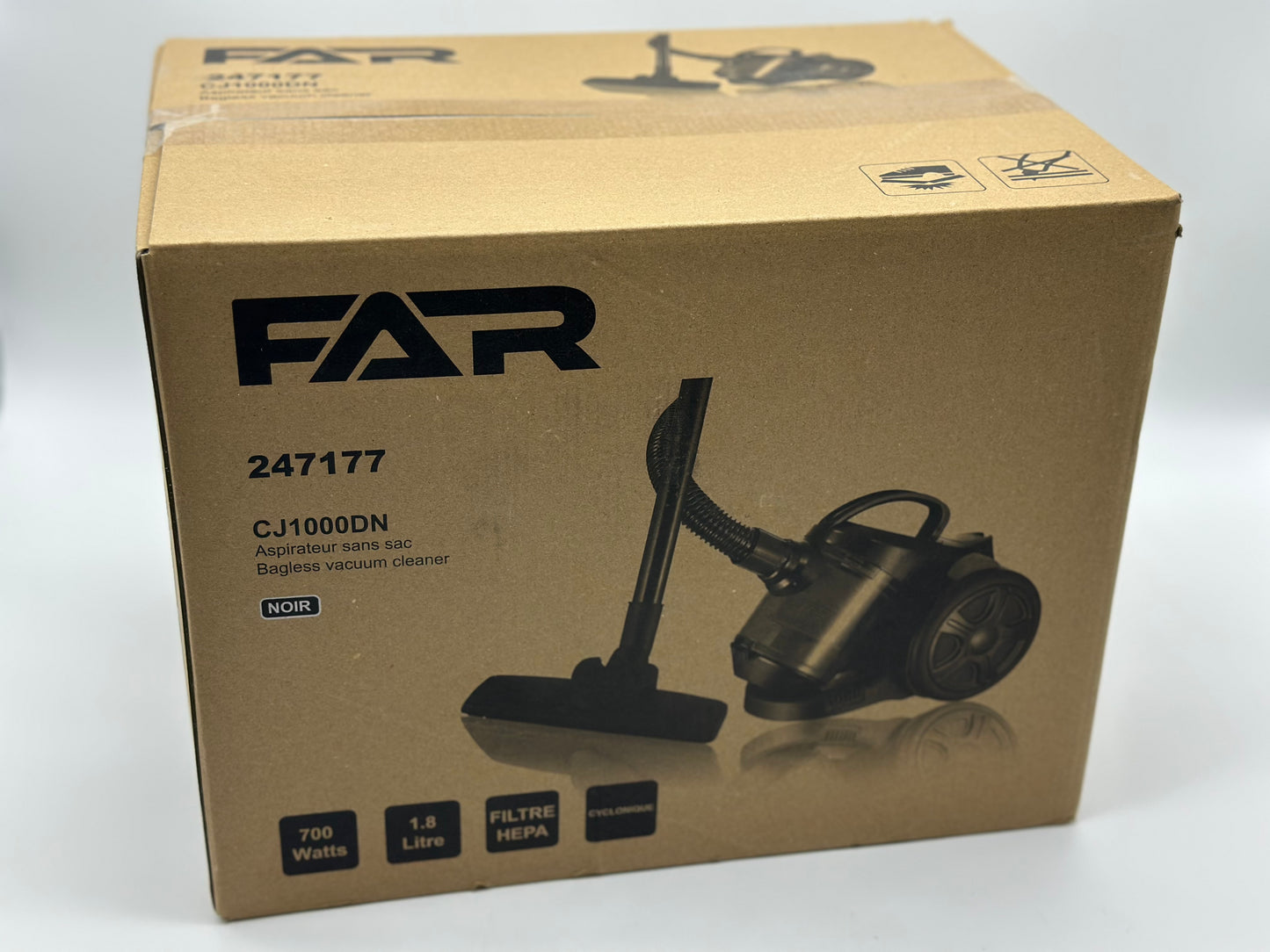 FAR Aspirateur traîneau sans sac CJ1000DN