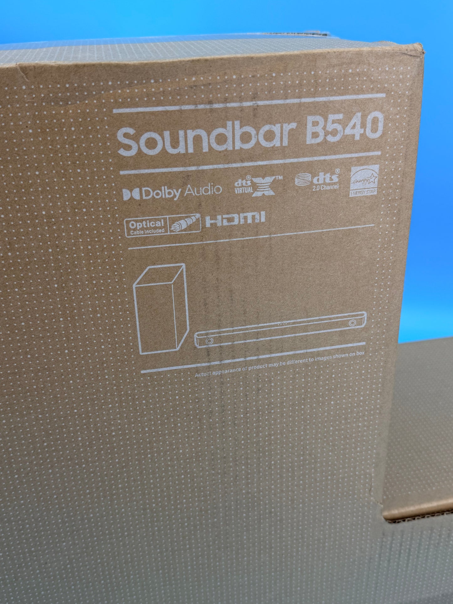 Samsung HW-B540 Barre de Son B 2.1 canaux , Dolby 2.0 et DTS Virtual:X, Adaptive Sound Lite, GameNoire