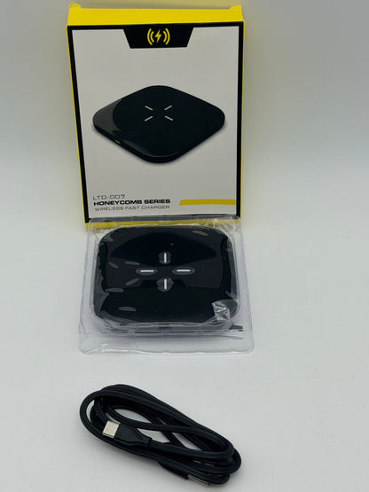 Chargeur sans fil 10W Qi Wireless Charge rapide Chargeur rapide Compatible avec X / 8 Plus/XS/XS MAX/XR, Samsung S10 /S10e /Note9 /S9 / S8 Plus /S8-Noir