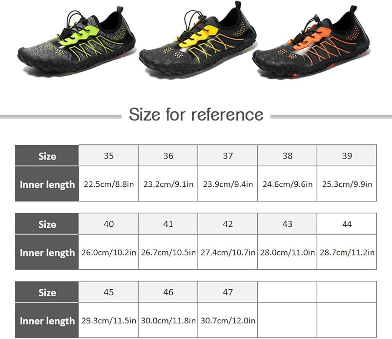 Lixada Chaussures Aquatiques Homme Femme Pieds Nus à séchage Rapide Chaussures Respirant Chaussures de Sport pour Marche Natation Plongée Surf Sport Aquatiques de Plage