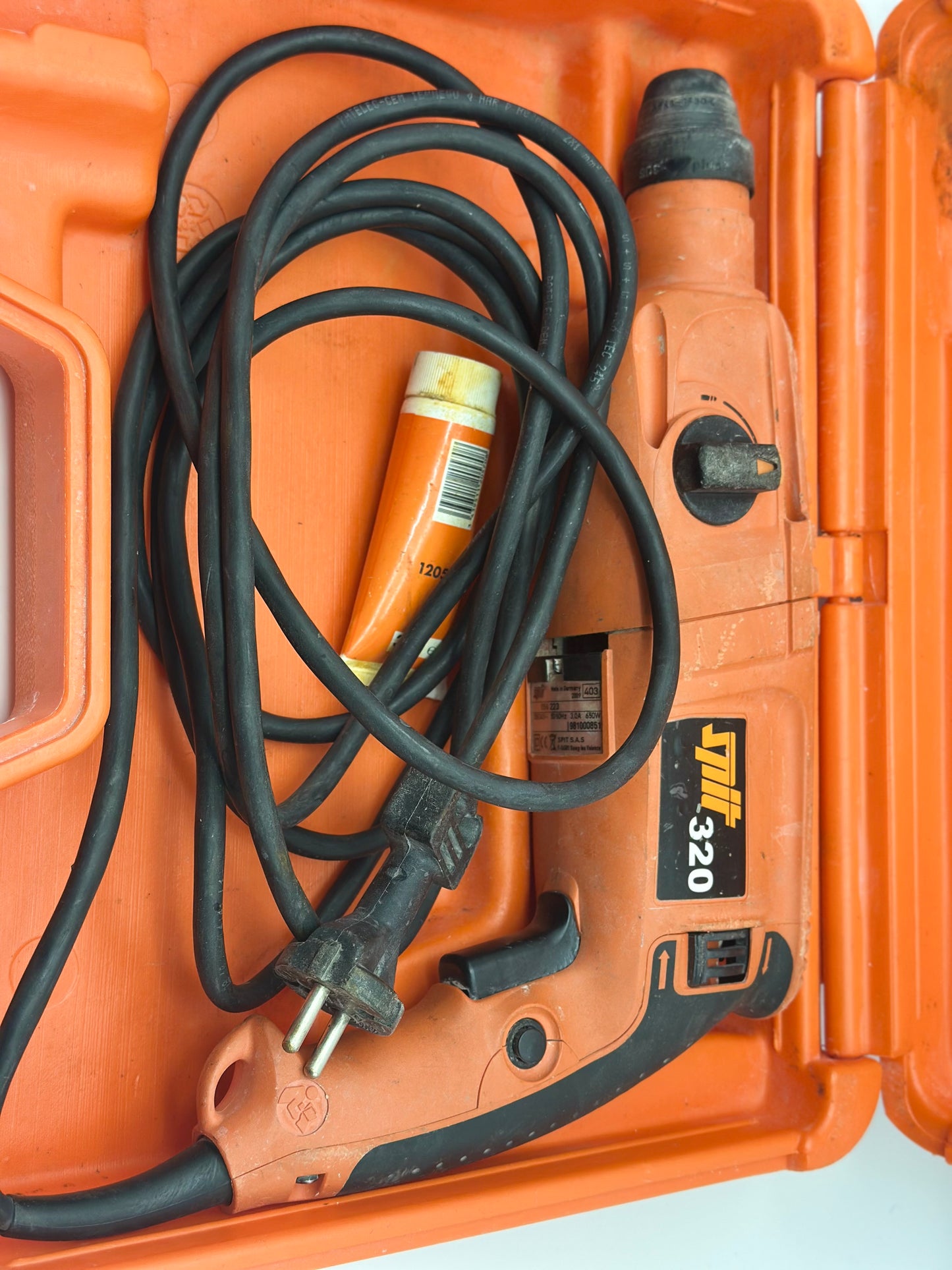 SPIT320
PERFORATEUR SPIT 320 SDS parfait état