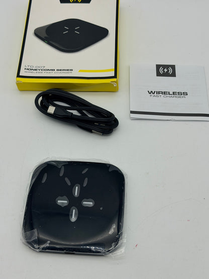 Chargeur sans fil 10W Qi Wireless Charge rapide Chargeur rapide Compatible avec X / 8 Plus/XS/XS MAX/XR, Samsung S10 /S10e /Note9 /S9 / S8 Plus /S8-Noir