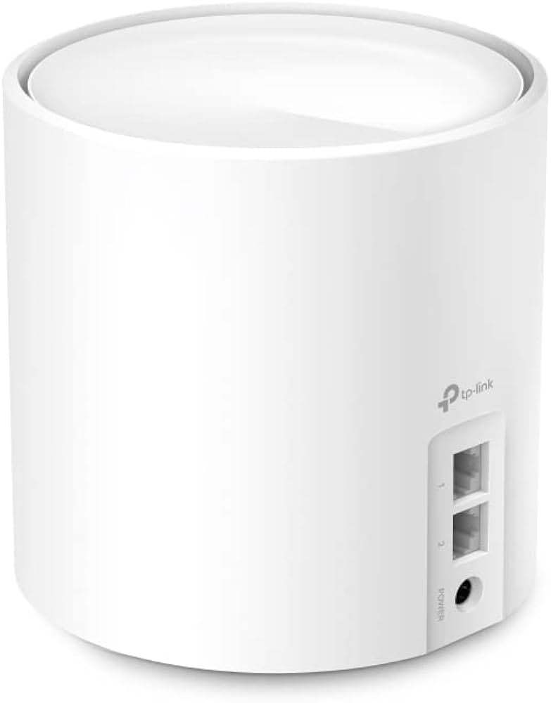 TP-Link Deco WiFi 6 Mesh AX 5400Mbps Deco X60(2-Pack) V3.2, Système WiFi 6 pour Toute la Maison, Couverture de 490㎡, Installation Facile, Contrôle Parental, Compatible avec Toutes Les Box Fibre
