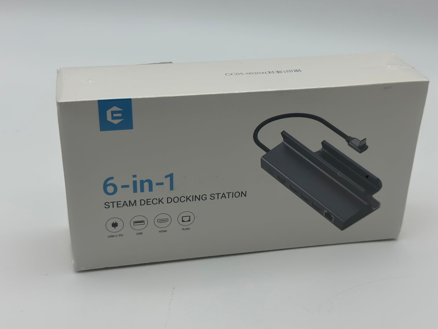 Station d'accueil pour Steam Deck, Steam Deck Dock de 6 en 1 avec 3 * USB 3.0, 1 Gbps Ethernet, HDMI