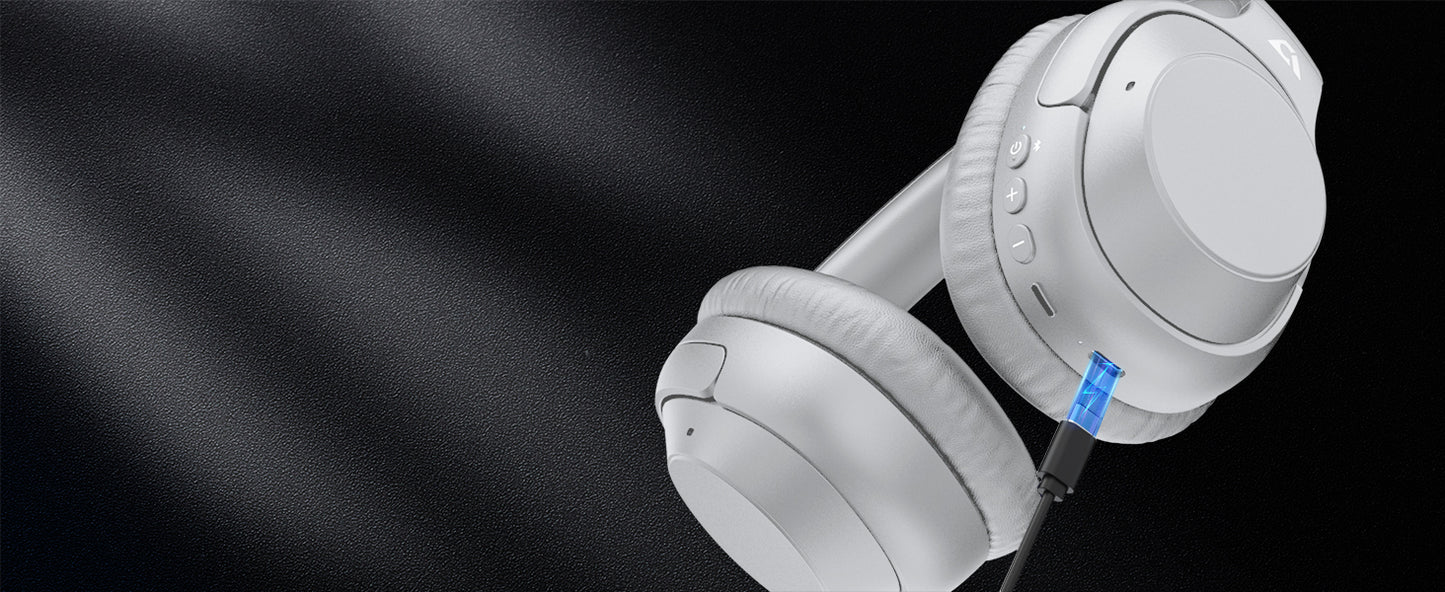 Casque Bluetooth sans Fil top qualité Reducteur de Bruit Active 75 Heures totalement neuf (gris)