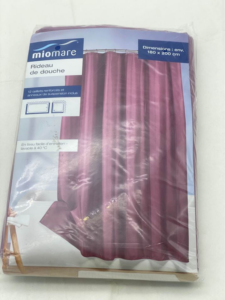 Rideau de douche en 3 couleurs Neuf
