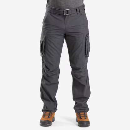 Pantalon cargo trekking - gris homme taille M