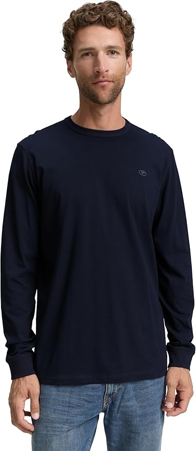 Tom Tailor T-Shirt à Manches Longues Homme (Lot de 1)