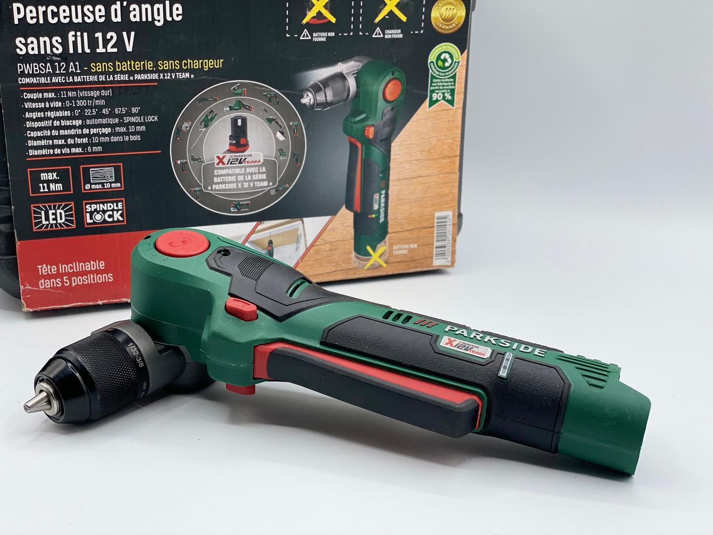 Perceuse d’angle sans fil 12v B2 neuve