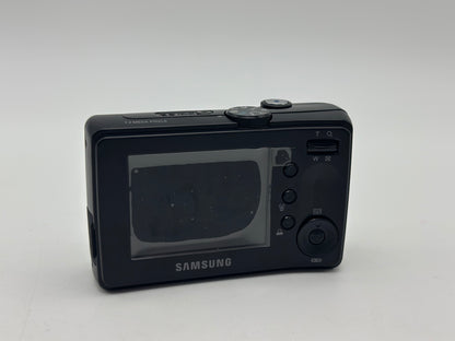Appareil photo Compact Samsung L730 Noir compact - 7.2 MP - 3x zoom optique - flash 10 Mo - noir - Samsung