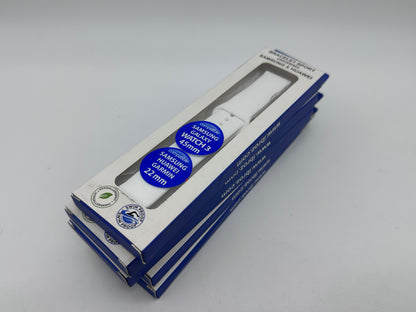Bracelet IBROZ Samsung/Huawei SoftTouch 22mm blanc