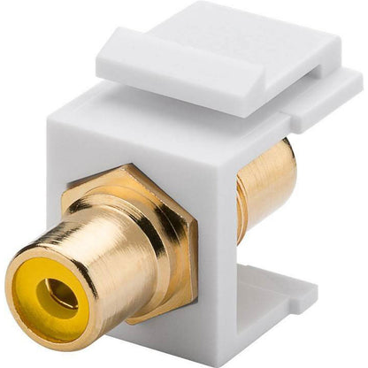 Goobay coupleur RCA jaune pour boitier réseau type Keystone
COUPLEUR RCA JAUNE FEMELLE / FEMELLE POUR BOITIER TYPE KEYSTONE