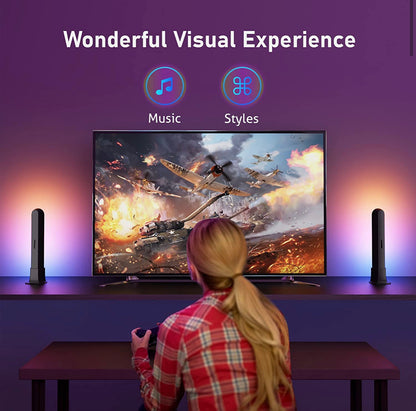 Lampe Connectée avec 19 Modes Dynamiques et Modes de Synchronisation de la Musique/TV