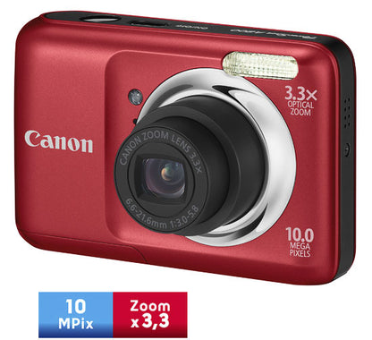 Appareil photo Canon PowerShot A800 Rouge