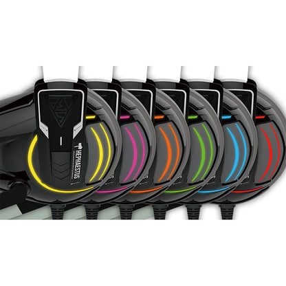 Gamdias Hephaestus P1 RGB
CASQUE-MICRO SUPRA-AURICULAIRE POUR GAMER AVEC SON SURROUND VIRTUEL 7.1, FONCTION VIBRATION ET RÉTRO-ÉCLAIRAGE RGB (USB)