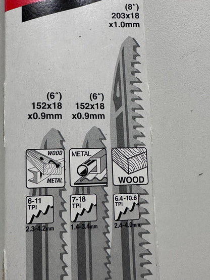 Makita Pack 3 lames S-Express