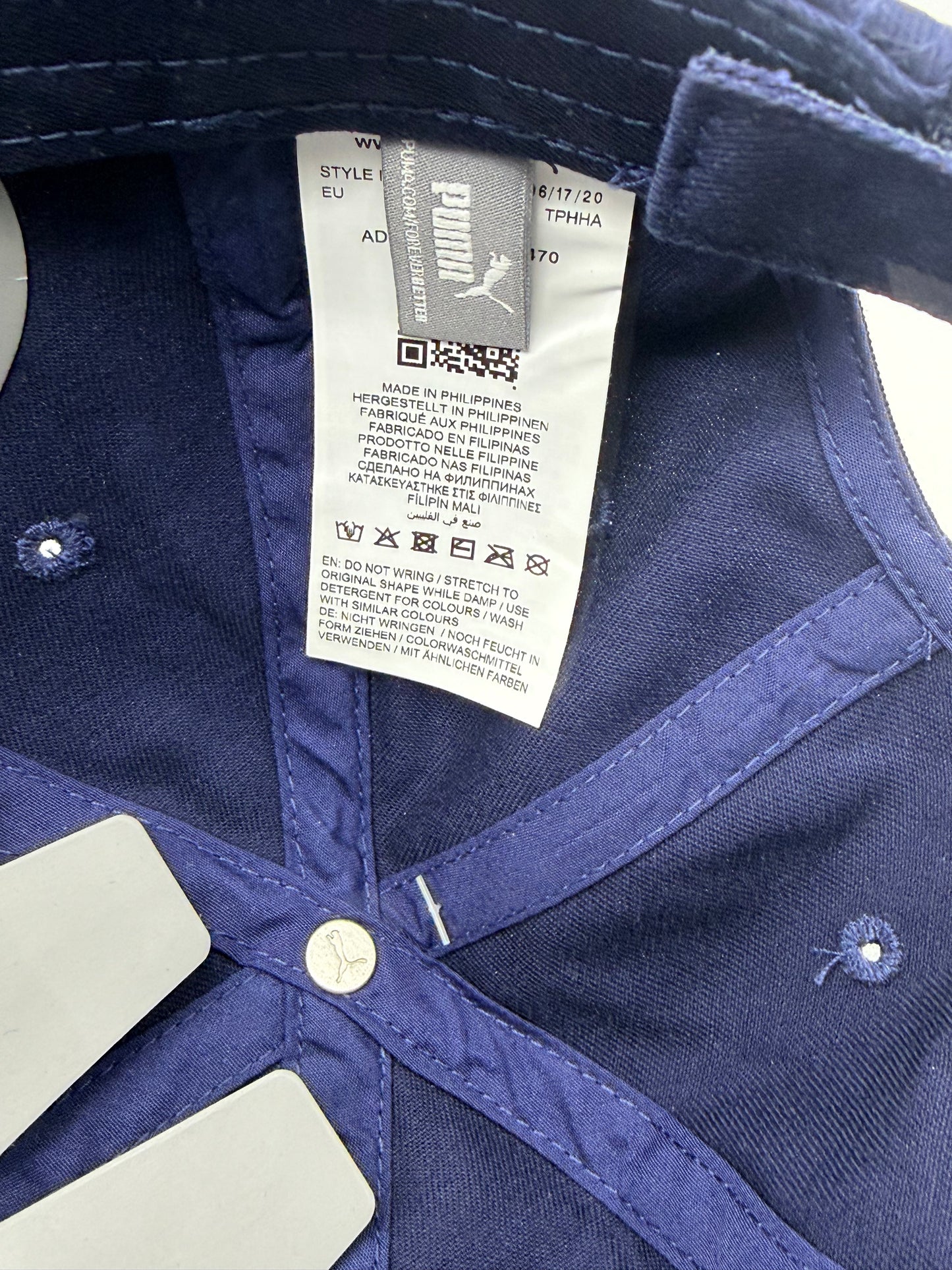 Casquette Puma Essentials bleu marine