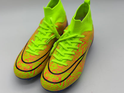 Chaussures de Football Homme Professionnel Chaussures de Futsal Antidérapants pour l'entraînement Athlétisme Adolescents High Top Chaussures de Sport