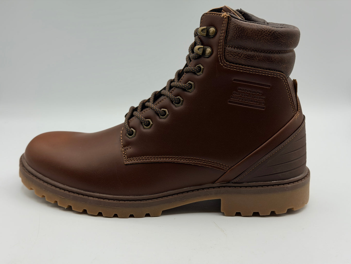 Bottes à lacets marron