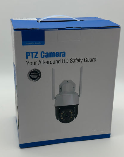 Caméra de Surveillance PTZ WiFi 5MP, zoom optique 20X, détection humaine AI & suivi automatique neuf