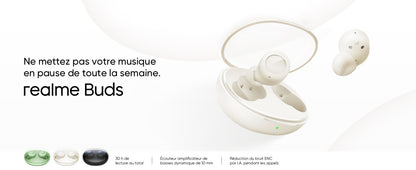 Écouteurs Bluetooth Buds, ID Dolby, ATMOS, 30h, Musique, Ai, ENC, Appel