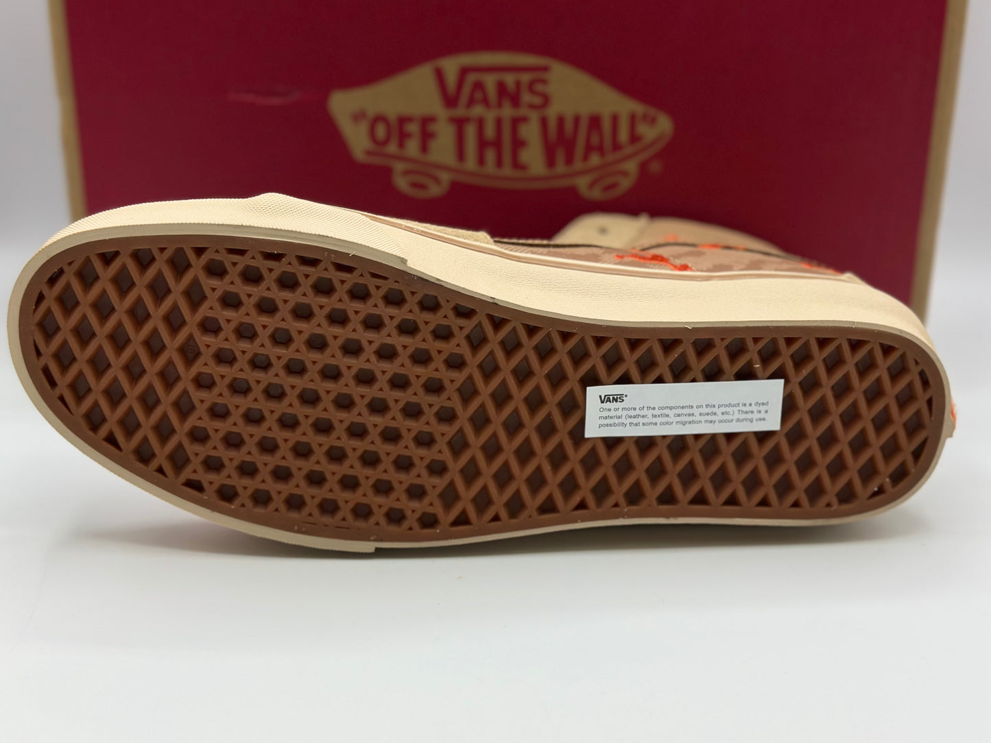 Sk8-hi Camo Embroderies Beige/orange
