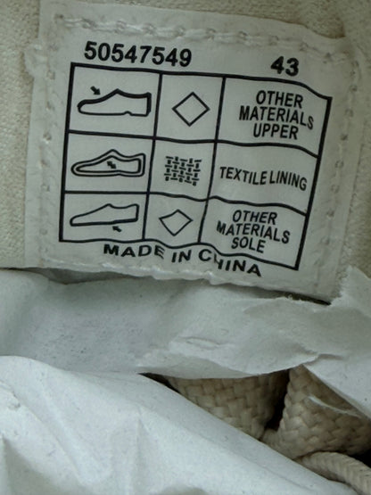 BOSS Hommes Aiden Tenn Baskets Basses en Similicuir grainé