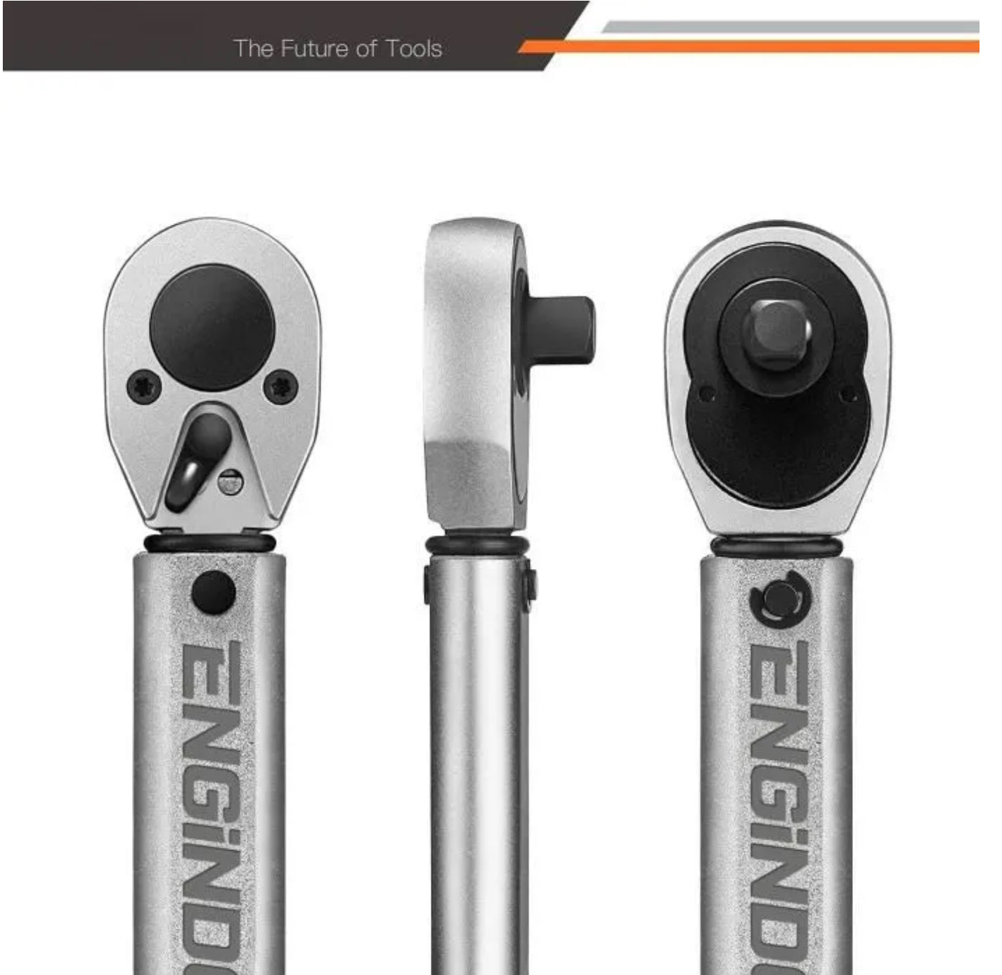 Clé Dynamométrique 3/8″ (19-110Nm) ENGINDOT, Convertisseur de Couple, Adaptateur, Barre d’extension en Coffret – HTW1B