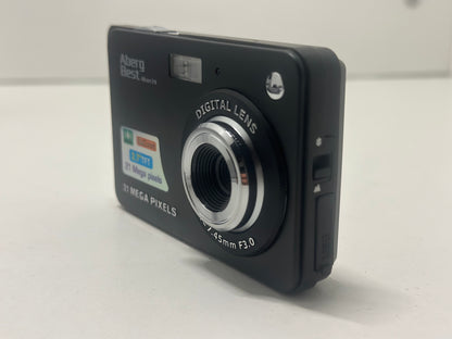 AbergBest Appareil Photo 21 Mega Pixels 2.7 LCD Rechargeable HD Digital Camera Caméra vidéo numérique pour Les étudiants, Les Enfants, Les Adultes (Noir)