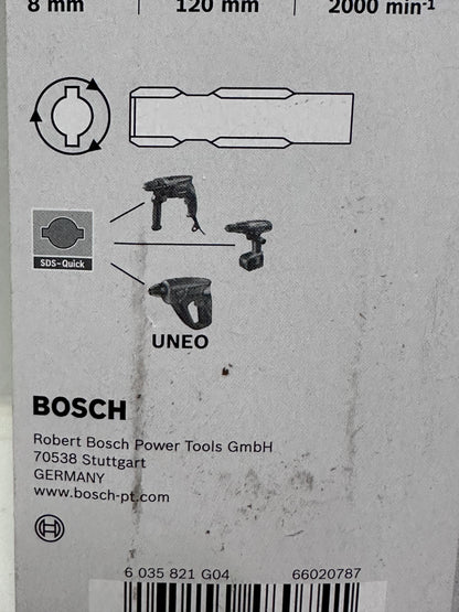 Bosch Accessories 2609256908 Set de 3 forets à béton SDS-Quick pour Perforateur UNEO Diamètre 5-6-8 mm Noir