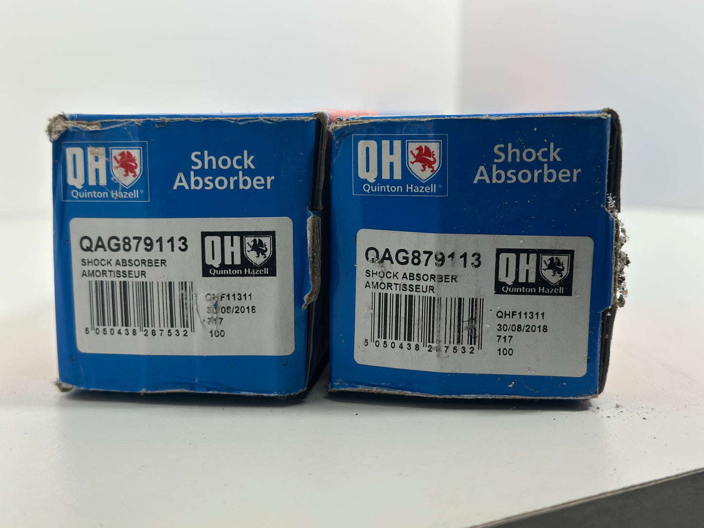 QUINTON HAZELL QAG879113 lot de 2 Amortisseurs
Pression de gaz, Système bitube, Jambe de suspension, Goujon en haut, Bossage en bas