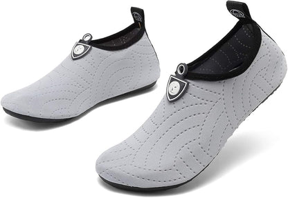 welltree Hommes Femmes Chaussures d'eau Séchage Rapide Sports Aqua Chaussures,Danse, Nager, Marcher, Yoga, Lac, Plage, Jardin, Parc, Conduite, Nautisme