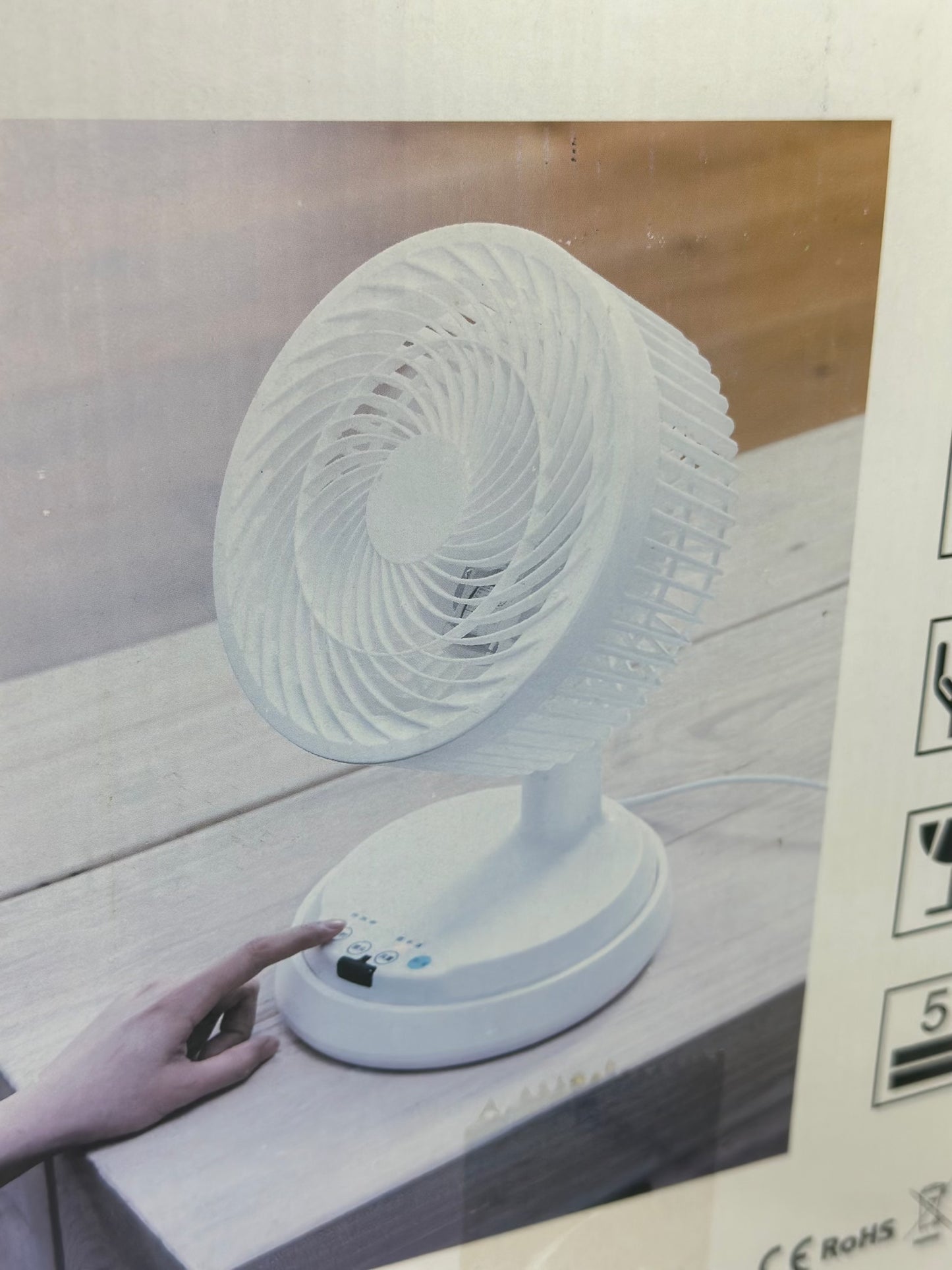 Ventilateur Silencieux avec Télécommande, 4 Vitesses Minuterie 7h Turbo Ventilateur à Circulation