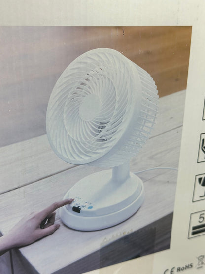 Ventilateur Silencieux avec Télécommande, 4 Vitesses Minuterie 7h Turbo Ventilateur à Circulation