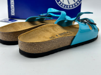 BIRKENSTOCK Ibiza Réglable Double Bandoulière Sandales Mer Bleu Taille 43 Et 42