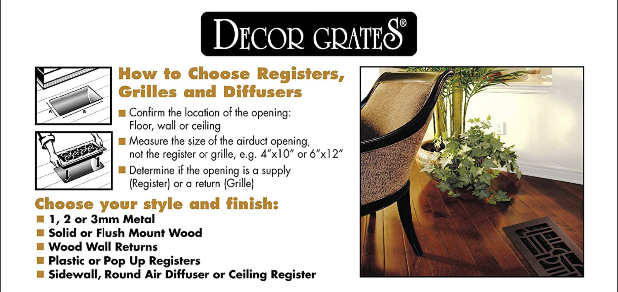 Caniveau Decor Grates Oriental argent 25x10,2 neuf