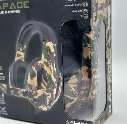 Casque Gaming Alpha Omega Players Rapace pour PS4, Xbox, PC neuf
