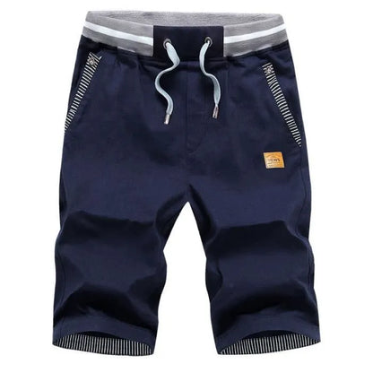 Bermuda homme,Bermuda Homme à cordon de serrage,Bermuda de jogging de sport-Bleu Foncé