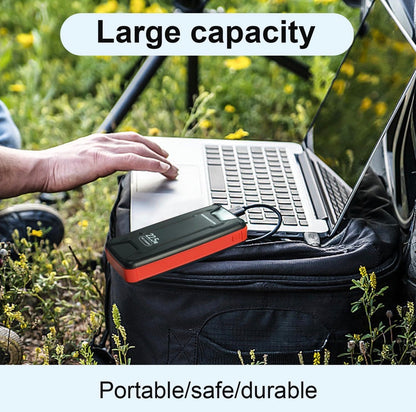 Banque d'alimentation 27000 mAh PD20W Chargeur étanche USB C Batterie externe Chargeur solaire avec sorties, Power Bank pour smartphones, tablettes et plus encore