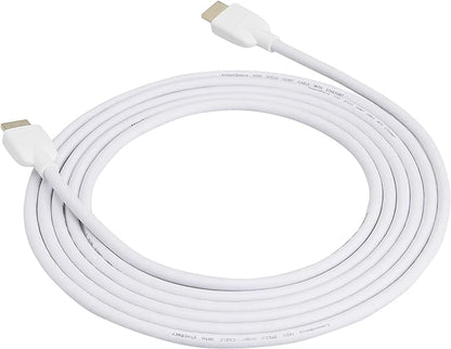 Câble HDMI haute vitesse 1,4b, 304,8 cm, blanc, 1 article neuf