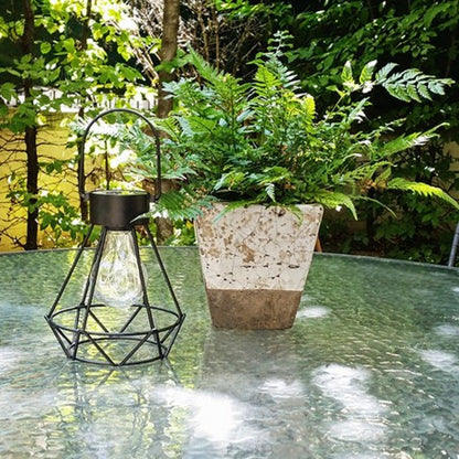 Lanterne Led Solaire Déco "KHARA", Spéciale Extérieur (IP44)