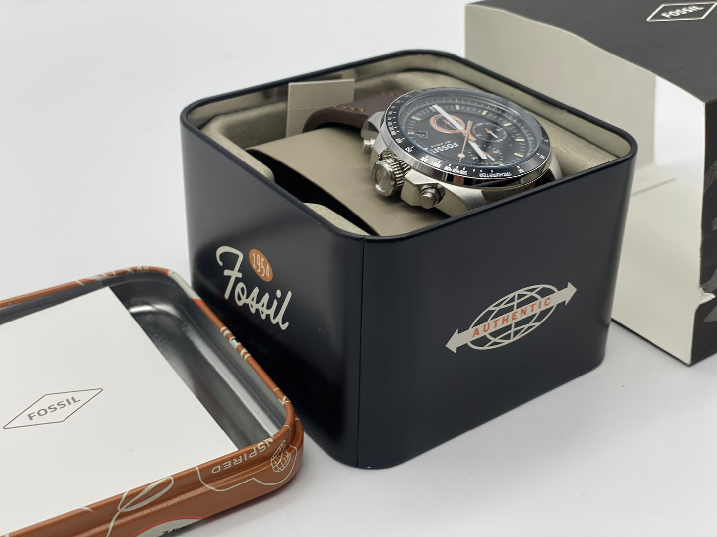Fossil Montre Homme CH2885, Montre bracelet cuir, Totalement  Neuve .
