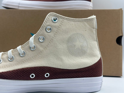 Converse - Chuck Taylor All Star - Baskets - Blanc cassé et rouge