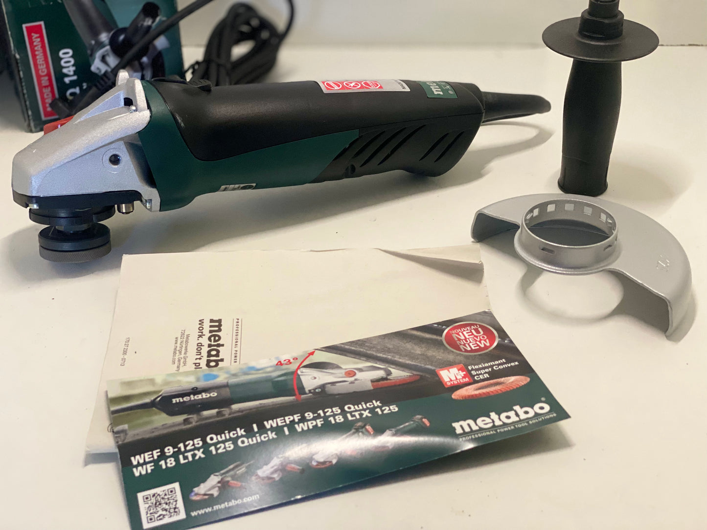 Meuleuse metabo 1400 watt Metabo 6.00346.00 WQ1400 Meuleuse d'angle