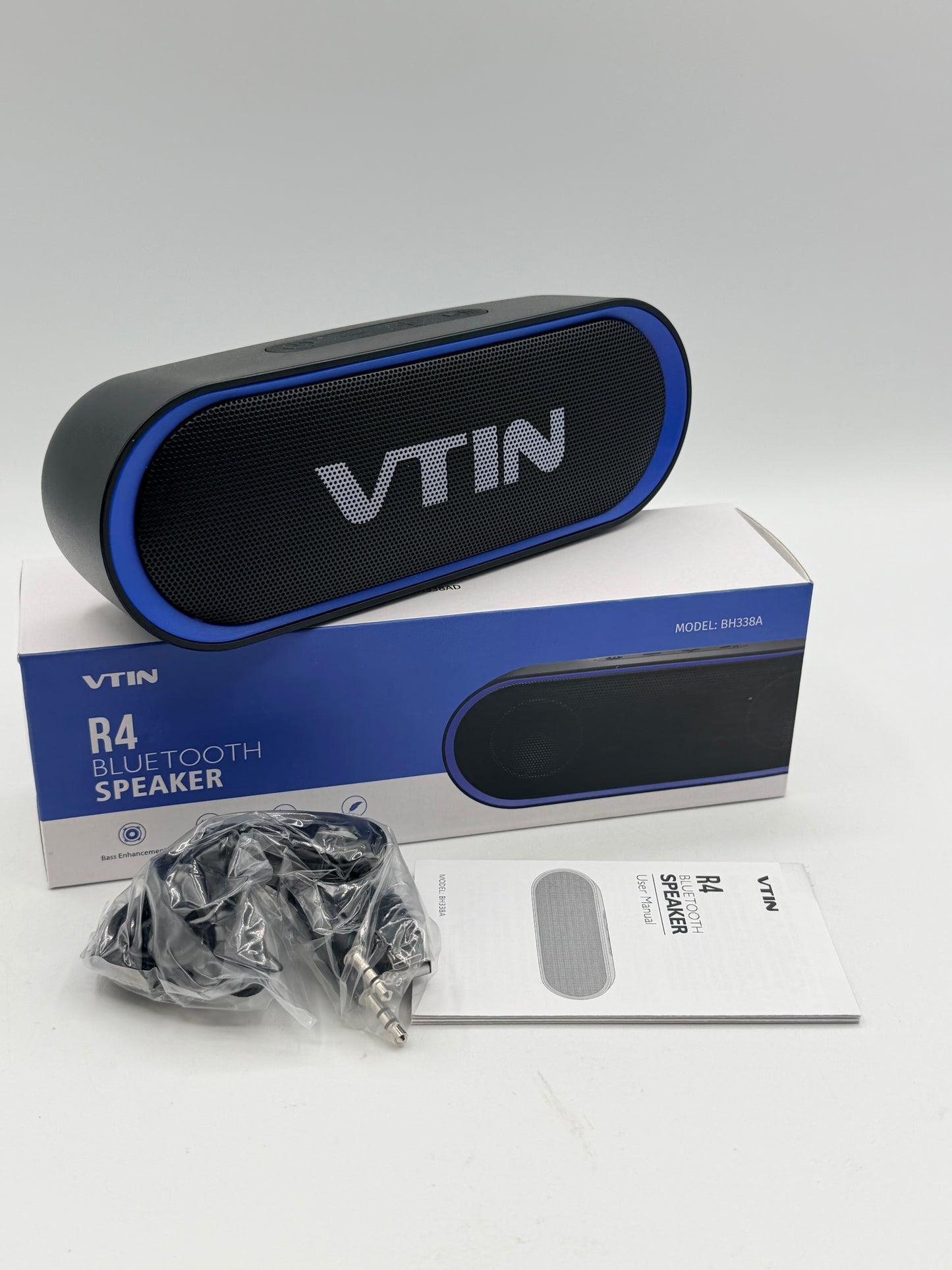 Haut-parleurs Bluetooth, haut-parleurs portables étanches avec TWS, 24 heures de lecture, son stéréo, sans fil pour la maison Douche Piscine Plage Extérieur (noir)